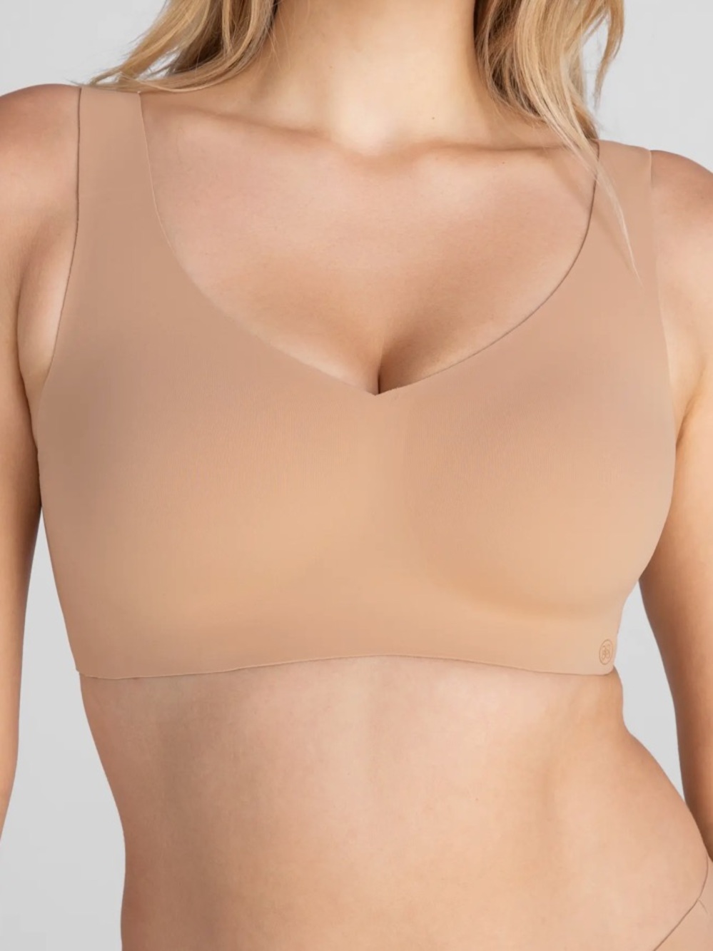 Honeylove Wireless Pullover V-neck Bra Size 1X In Nude Style LWBR0101